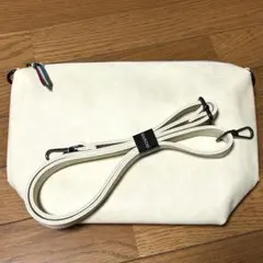 【新品】★GUSCIO 2WAY ショルダーバッグ★アイボリー 白★グッシオ