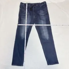 デニム/ジーンズ/パンツ/裏起毛/伸縮性/ LLサイズ/大き目サイズ/カジュアル