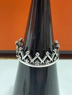【大人気！！】キラキラリング シルバー925 王冠　指輪