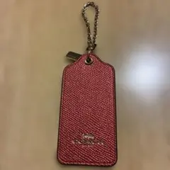 COACH チャーム レッド グリッター