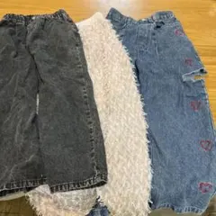 デニム　パンツ　4点　セット