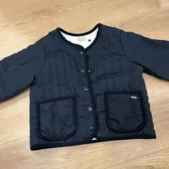 キルティングジャケット ネイビー ハート柄