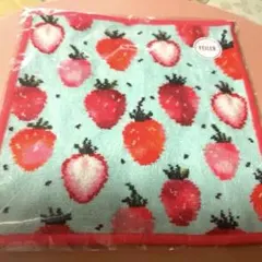 完売WEB限定FEILERストロベリードットハンカチグリーンフェイラーイチゴ