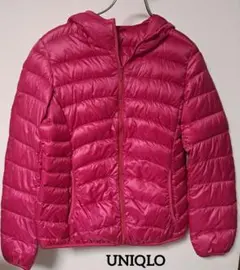 UNIQLO フード付きウルトラライトダウンジャケット M ピンク