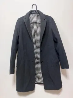 GLOBAL WORK ダークグレー チェスターコート Lサイズ