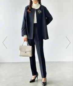 ネイビー セットアップ 3Lサイズ