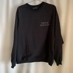 GLR ブラック スウェット トレーナー