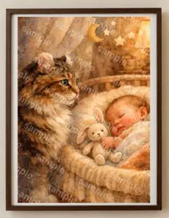 【水彩画アート】記憶のかけら 2L版写真用紙