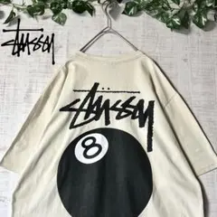 ステューシー Tシャツ L グレー SSリンク ストックロゴ ゆるだぼ 