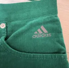 【希少】adidas グリーン パンツ 緑 コーディロイ