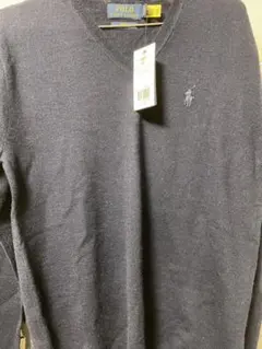 新品未使用　ポロラルフローレン メリノウールニット　スリムフィット