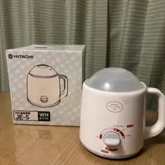 HITACHI ゆで卵メーカー JE-5 ホワイト　レトロ家電のサムネイル