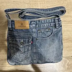 uk Trident ショルダーバッグ　デニム