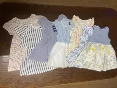 まとめ売りキッズ90 ワンピース　7枚