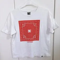 DC SHOES バンダナ柄 Tシャツ ホワイト 140のサムネイル