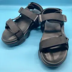Teva テバ ハリケーン アンプソール ガイラ 24cm 黒 厚底 サンダル