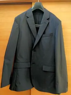 美品 ユニクロ 感動ジャケット コットンライク ブラック　サイズS