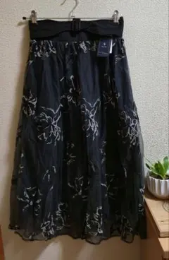 【新品】フレアスカート ブラック 【M】