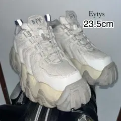 ⭐️未使用品⭐️　EYTYS　Haloハロ　スエードスニーカー　厚底　バイカラー EYTYS(エイティーズ) HALO SUEDE ハロー スエード 26.8cm グレー