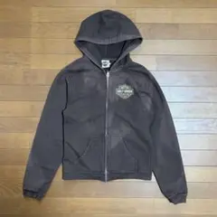 Harley-Davidson 00s ジップパーカー Y2K フェード加工