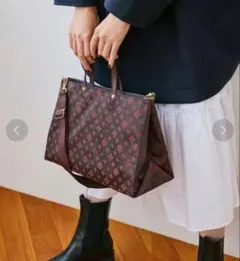 未使用級 russetラシット ショッパートートバッグ ショルダー ナイロンのサムネイル