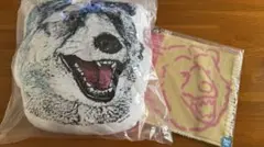 マンウィズ　一番くじ G賞フェイスクッション J賞ハンドタオル　新品未開封