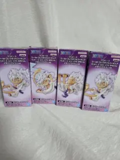 ワールドコレクタブルフィギュア ギア5ルフィ 4体セット