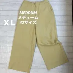 【MEDDUM】 メデューム ＸＬ ワイドパンツ レディース カラーパンツ64