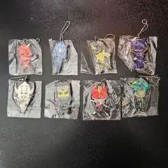 仮面ライダー電王　イマジンカプセルラバーマスコット(8種類コンプ)