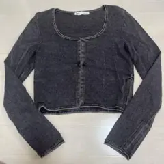 ZARA トップス クロップド丈 y2k