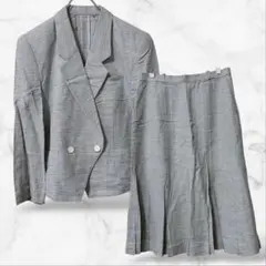 【レリアン】スカートセットアップ ジャケット チェック(11\L)フォーマル