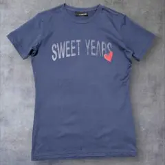 SWEETYEARS SY32 ハートプリント Tシャツ ネイビーのサムネイル