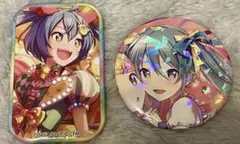 プロセカ　初音ミク　缶バッチ　2点セット