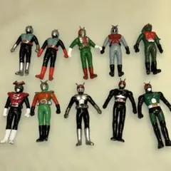 レジェンドライダーシリーズ 仮面ライダー 昭和シリーズ ソフビ10体 