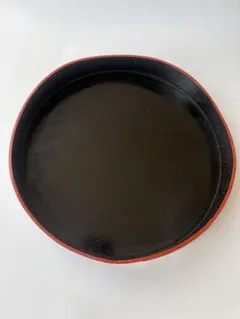 山道盆 漆器製 茶道具 直径約27㎝ 山路盆