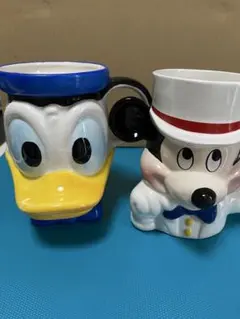 ドナルドダック＆ミッキーマウス マグカップ