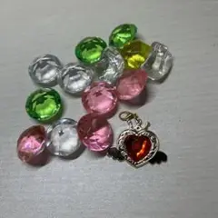 ハンドメイド　チャーム　デコパーツ　アイテム セボンスターチャーム