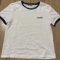 ZARA リンガーTシャツ 刺繍入りのサムネイル