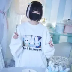 くまきち whinny コラボ うさじ ロンT カットソー もいちゃんのサムネイル