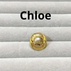 Chloe クロエ ロゴ ブローチ ピンバッジ ゴールド ヴィンテージのサムネイル