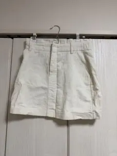 ZARA コーデュロイミニ丈スカート