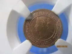 NGC-MS63RB イギリス エリザベス2世 1967 1/2ペニー 銅貨 - メルカリ