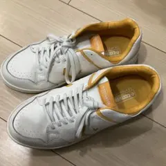 CONVERSE ホワイト/イエロー スニーカー ウエポン