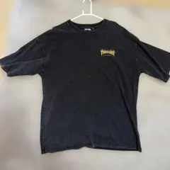 THRASHER フレイムロゴ Tシャツ XL ブラック スケーターファション