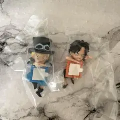 ワンピース 一番くじ E賞 ちらりんフレンズ エース　サボ