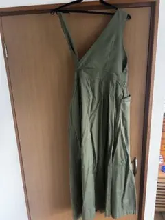 Auief オリーブグリーン ロングスカート