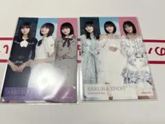 乃木坂46　遠藤さくら　個別フォトカード　歌唱衣装　制服