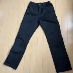 ニッセン　キッズロングパンツ160センチ無地 ブラックのサムネイル