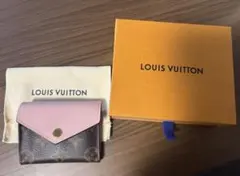 LOUIS VUITTON 三つ折り財布 ブラウン/ピンク