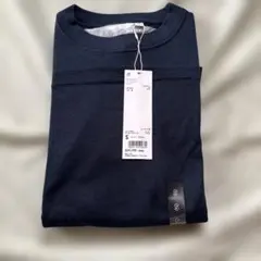 UNIQLO ビッグシルエットハーフスリーブT 紺 S